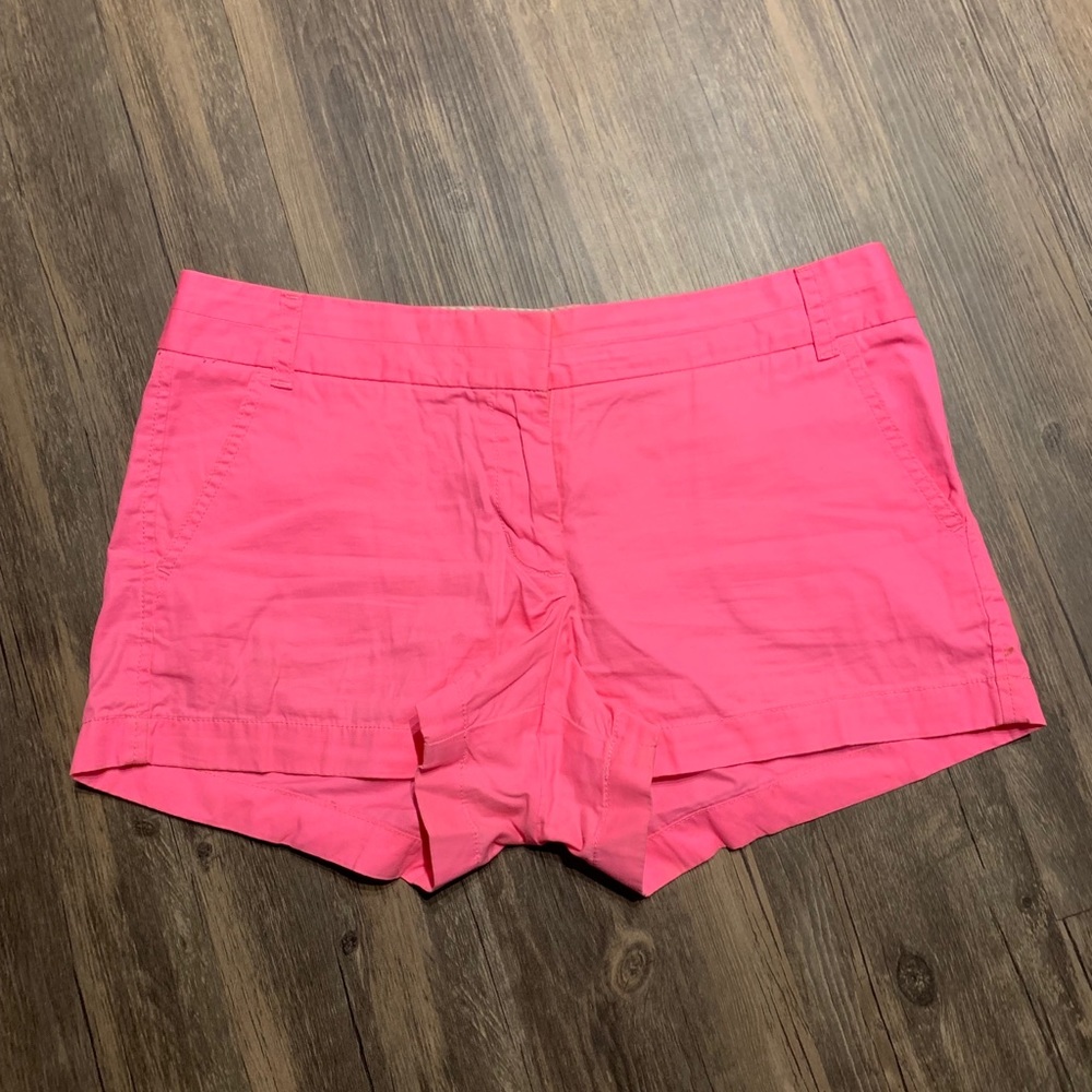 J. crew hot pink ‘Chino’ shorts - size 10